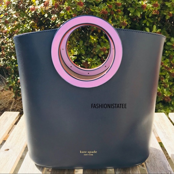 Kate Spade Betty Medium Tote Blazer Blue Multi - Picture 2 of 6